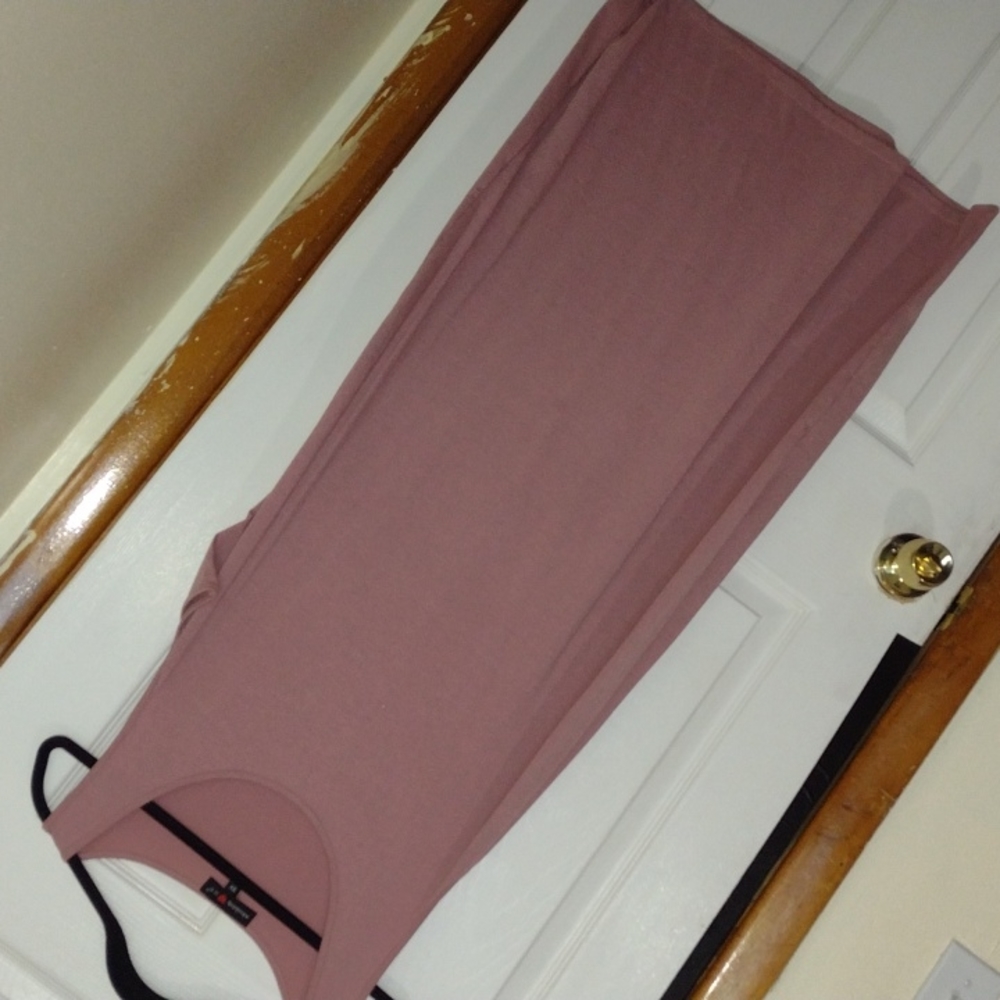 Rose gold pink dress